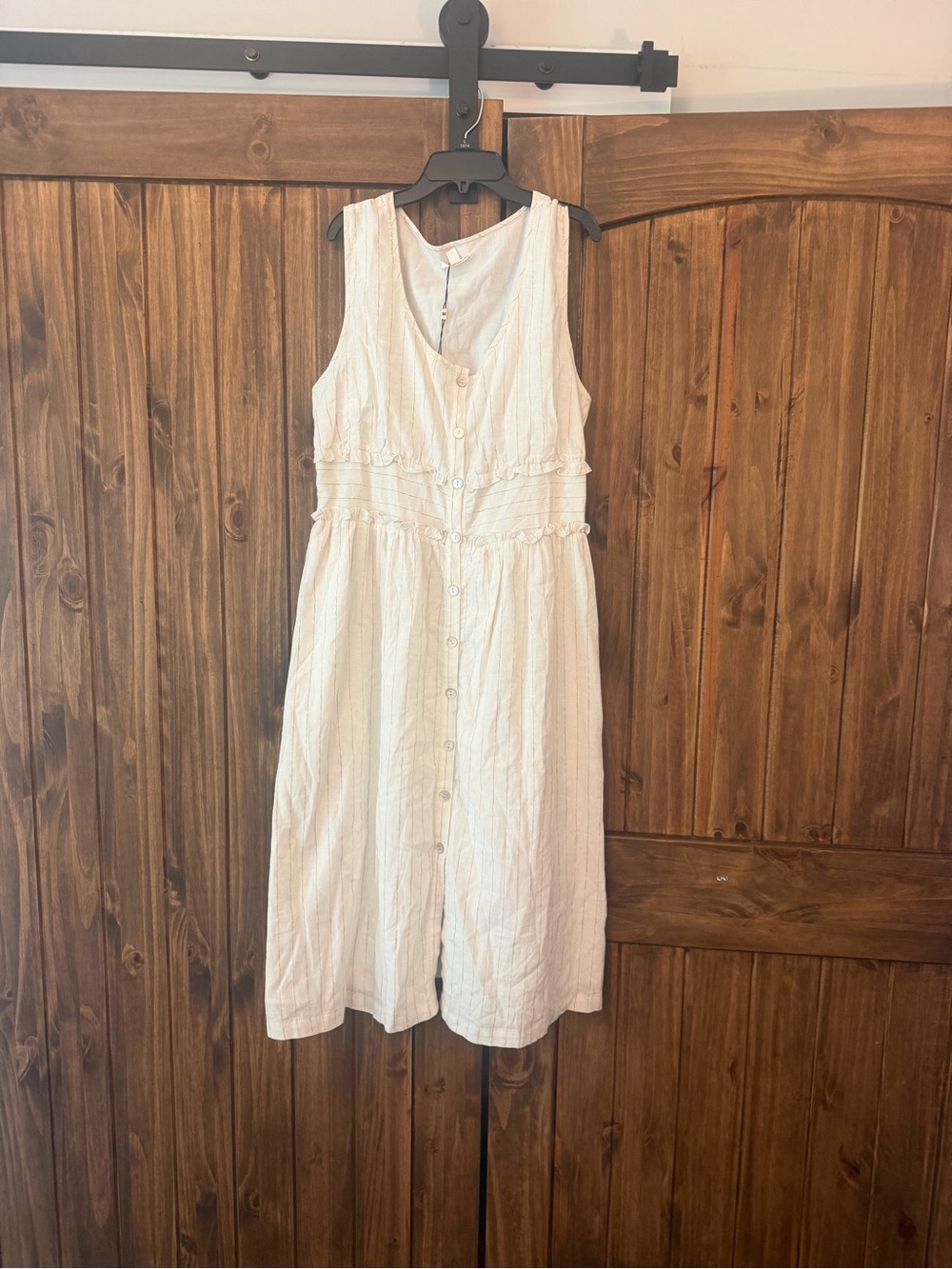 Max Studio cream sleeveless maxi dress new with tags